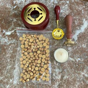 NWOT Wax Sealing Stamp Kit